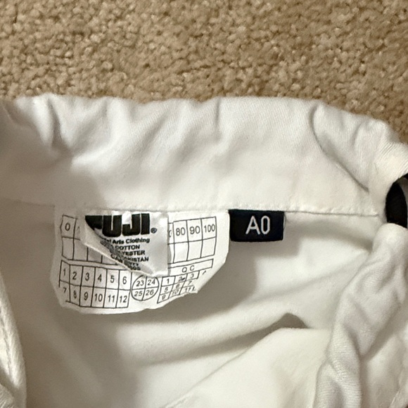 White FUJI Martial Arts Pants - Picture 2 of 2